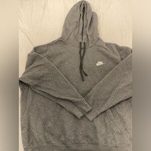 Gray Nike hoodie